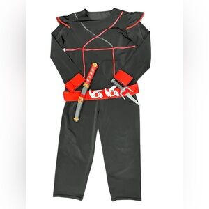 Youth Size 14 Ninja costume with accessories